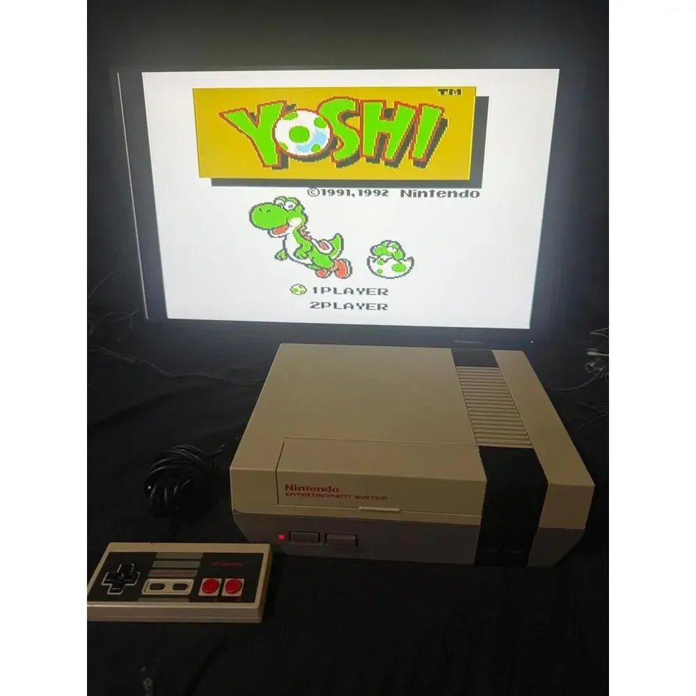 Nintendo NES Bundle W/ Yoshi Game